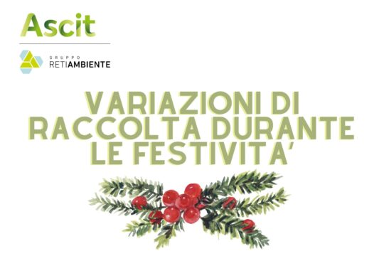 Variazioni di raccolta per le festività