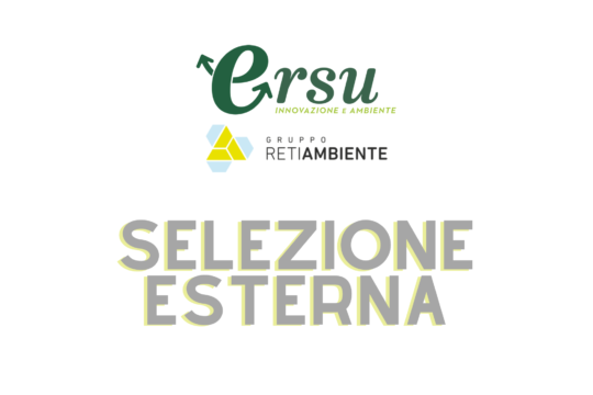 Ersu SpA: avviso di selezione pubblica per Operatore impianto addetto alla selezione dei rifiuti livello D2