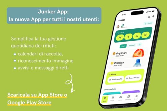 La gestione dei rifiuti a portata di clic: nei 12 Comuni lucchesi serviti da ASCIT arriva Junker, l’app che semplifica la raccolta differenziata